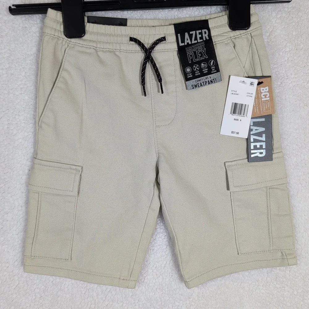 Lazer Max Comfort Flex Child Size 6 New With Tag $37.50‎ Cargo Shorts BCI